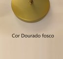 Ver imagem 2 de Pendente Jabuticaba Dourado 1,50m Mesa Sala de Jantar Bancada