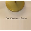 Ver imagem 2 de Pendente Jabuticaba Dourado 1,50m Mesa Sala de Jantar Bancada