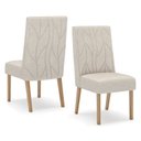 Ver imagem 6 de Conjunto Sala de Jantar Tampo MDF/Vidro 8 Cadeiras Mira