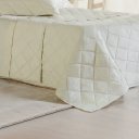 Ver imagem 5 de Kit Colcha King 3 Pçs Ricamo 300 Fios 100% Algodão 260x280cm Salvia
