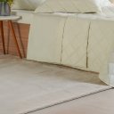 Ver imagem 3 de Kit Colcha King 3 Pçs Ricamo 300 Fios 100% Algodão 260x280cm Salvia