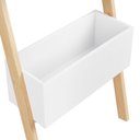 Ver imagem 4 de Estante Escada Decorativa Sambalelê Branco/Nature