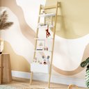 Ver imagem 1 de Estante Escada Decorativa Sambalelê Branco/Nature