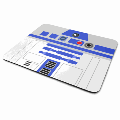 Mouse Pad Geek Emborrachado - Side Droid- R2