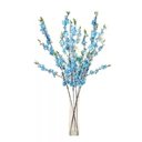 Ver imagem 2 de 10 Galhos Cerejeira Pessegueiro Azul Artificial Ramos