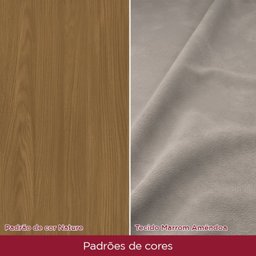 Conjunto Sala de Jantar Mesa Tampo MDF/Vidro com 6 Cadeiras Joana - 12
