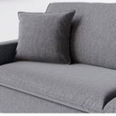 Ver imagem 3 de Sofá Cama Bélgica Retrátil e Reclinável 1,90m em Chenille Refúgio Cinza Médio - Home Mobily