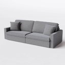 Ver imagem 1 de Sofá Cama Bélgica Retrátil e Reclinável 1,90m em Chenille Refúgio Cinza Médio - Home Mobily