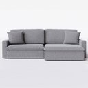 Ver imagem 5 de Sofá Cama Bélgica Retrátil e Reclinável 1,90m em Chenille Refúgio Cinza Médio - Home Mobily