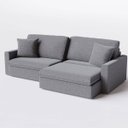 Ver mais imagens de Sofá Cama Bélgica Retrátil e Reclinável 1,90m em Chenille Refúgio Cinza Médio - Home Mobily