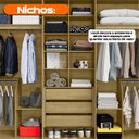 Ver imagem 6 de Guarda-Roupa Casal França 6 Portas com 3 Gavetas Interna e 8 Nichos 2 Maleiros Cinamomo