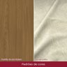 Conjunto Sala de Jantar Mesa Tampo MDF/Vidro com 6 Cadeiras Milena - 12