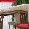 Conjunto Sala de Jantar Mesa Tampo MDF/Vidro com 6 Cadeiras Milena - 9