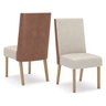 Conjunto Sala de Jantar Mesa Tampo MDF/Vidro com 6 Cadeiras Milena - 6