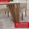 Conjunto Sala de Jantar Mesa Tampo MDF/Vidro com 6 Cadeiras Milena - 10