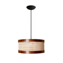 Ver imagem 1 de Lustre Pendente Sala Quarto Aramado Redondo Tela Decoração:Preto