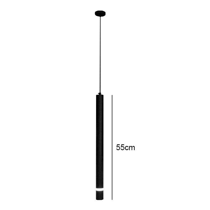 Pendente Tubo Preto 55cm MR11 Bivolt para Salas e Quartos - HIPDT52328 - 3