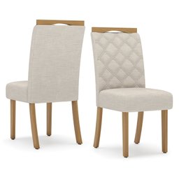 Conjunto Sala de Jantar Mesa Tampo MDF com 4 Cadeiras Marie - 6