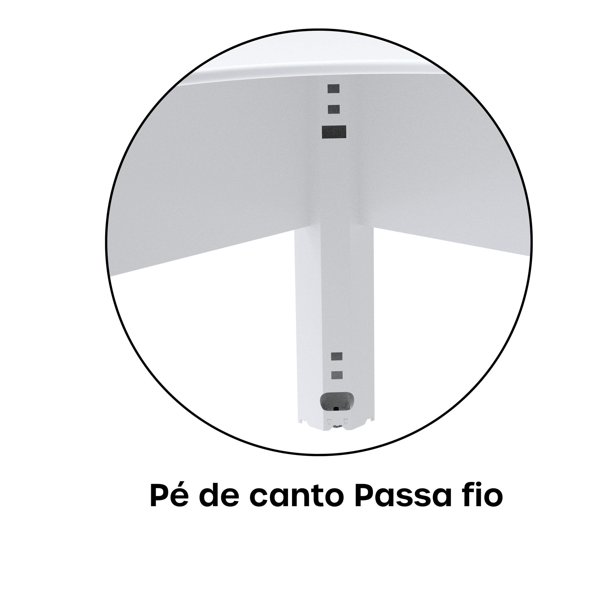 Mesa Estação de Trabalho em L 140x140cm ETP1414 Maxxi - 5