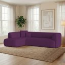 Ver imagem 3 de Sofá Modular Oslo Luxuoso Sala de Estar Decoração Luxo 265cm Suede