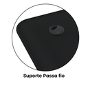 Ver imagem 7 de Estação de Trabalho Mesa Plataforma Escritório em L com Passa Fio Maxxi 140cm