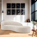 Ver imagem 2 de Divã Recamier Orgânico França 140cm Lado Direito Linho