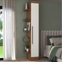 Ver mais imagens de Conjunto Guarda-Roupa Modulado 10 Portas 6 Gavetas 7 Peças Yescasa Marrom/Nogal/Branco