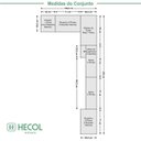 Ver imagem 3 de Guarda-Roupa Modulado 10 Portas 6 Gavetas 7 Peças