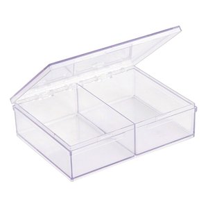 Caixa Organizadora Transparente 2 Divisórias - 10330074