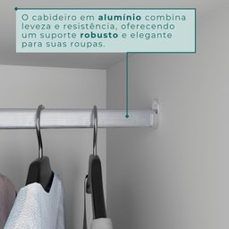 Guarda Roupa Casal 6 Portas 6 Gavetas Gramado 100% MDF - 10