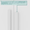 Ver mais imagens de Guarda Roupa Casal 6 Portas 6 Gavetas Gramado 100% MDF Branco/Neve