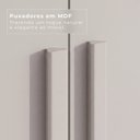 Ver imagem 5 de Guarda Roupa Casal 6 Portas 6 Gavetas Gramado 100% MDF Branco/Neve