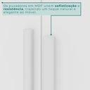 Ver mais imagens de Guarda Roupa Casal 6 Portas 6 Gavetas Gramado 100% MDF