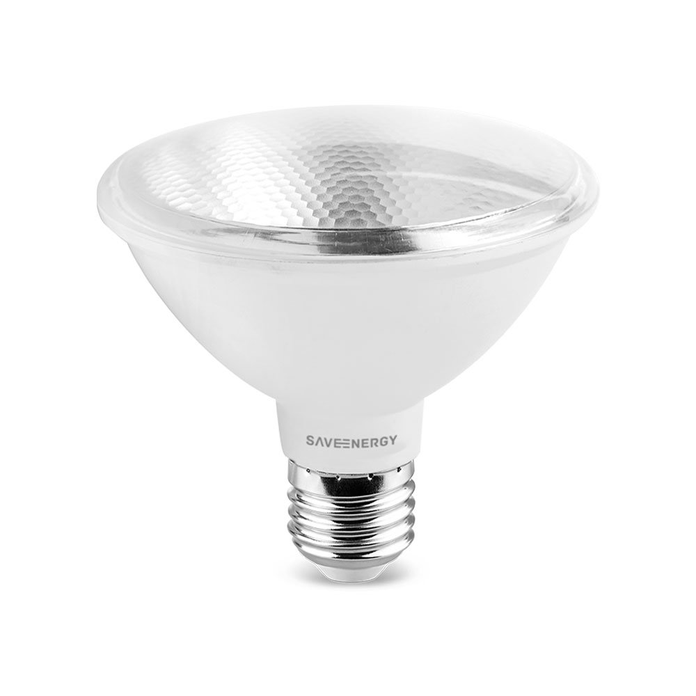 Kit 12 Spot Embutir Quadrado Recuado Par30 Branco + Lâmpada Led 10w 4000k - 5