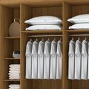 Ver imagem 3 de Guarda Roupa Casal Canadá 2,23m 6 Portas 6 Gavetas Cor Nature e Champanhe - Vila Rica