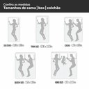 Ver imagem 5 de Cabeceira Cama Box Casal Queen Size Ivana 160cm Linho Bege - Abmaza