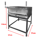 Ver imagem 2 de Forno de Pizza Industrial à Gás Refratário 80x60cm - MR Fogões