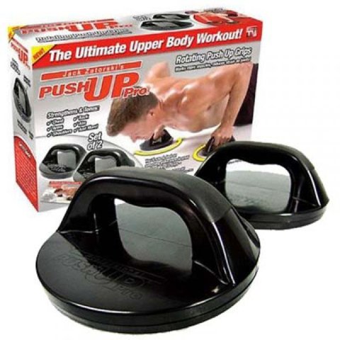 Apoio para Flexão de Braços Giratório Aparelho Push Up Pro Academia em Casa Abdômen Tríceps Ombro Pr