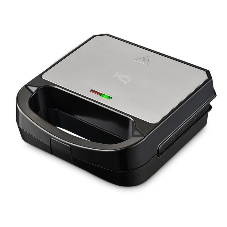 Sanduicheira e Grill Hq 750w Antiaderente Inox Hq-sg001 127v