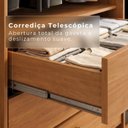 Ver imagem 6 de Guarda Roupa Casal 6 Portas 6 Gavetas Gramado 100% MDF Marrom/Cinamomo