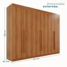 Guarda Roupa Casal 6 Portas 6 Gavetas Gramado 100% MDF - 4