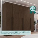 Ver imagem 7 de Guarda Roupa Casal 6 Portas 6 Gavetas Gramado 100% MDF