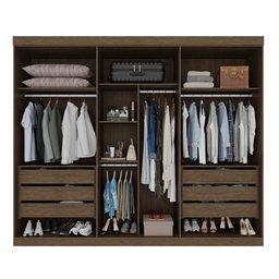 Guarda Roupa Casal 6 Portas 6 Gavetas Gramado 100% MDF - 2