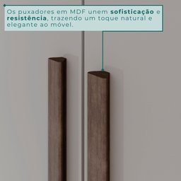 Guarda Roupa Casal 6 Portas 6 Gavetas Gramado 100% MDF - 8