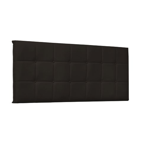 Cabeceira Painel Verona Para Cama Box Queen 160 cm Corino - D’Rossi - Marrom