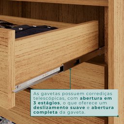 Guarda Roupa Casal 6 Portas 6 Gavetas Gramado 100% MDF - 9
