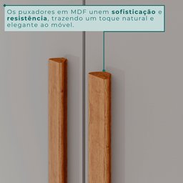 Guarda Roupa Casal 6 Portas 6 Gavetas Gramado 100% MDF - 8