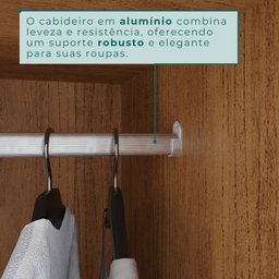 Guarda Roupa Casal 6 Portas 6 Gavetas Gramado 100% MDF - 10