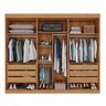 Guarda Roupa Casal 6 Portas 6 Gavetas Gramado 100% MDF - 2