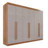Guarda Roupa Casal 6 Portas 6 Gavetas Gramado 100% MDF - 3